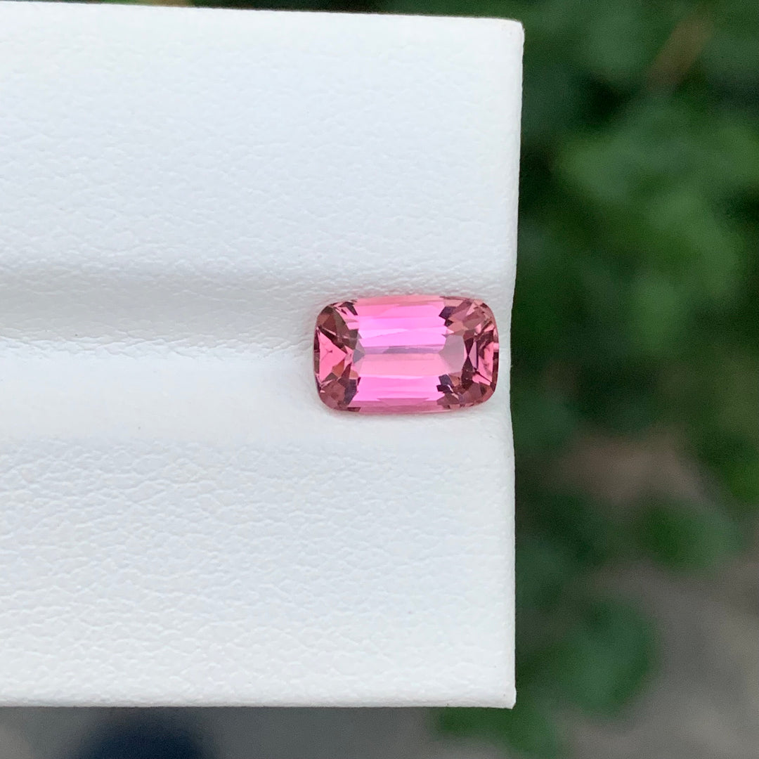 1.80 Carats Loose Pink Tourmaline Long Cushion Shape