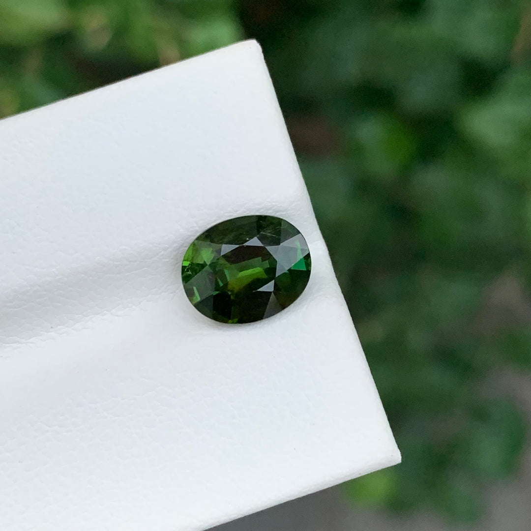 2.45 Carats Loose Green Tourmaline Oval Shape