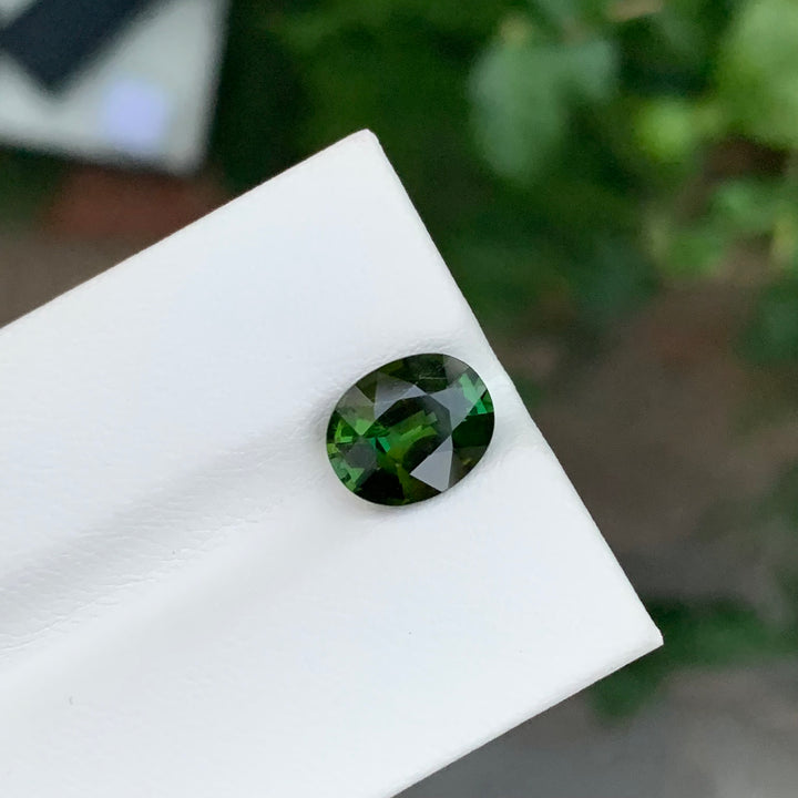 2.45 Carats Loose Green Tourmaline Oval Shape