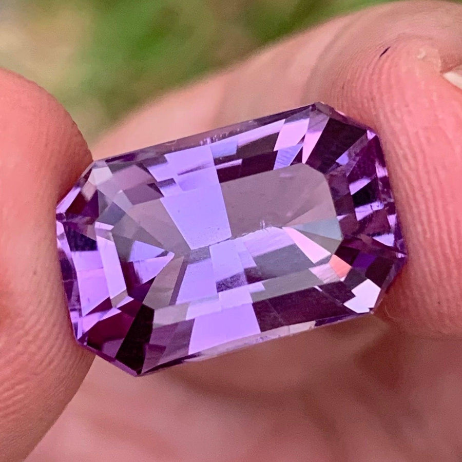 faceted amethyst
