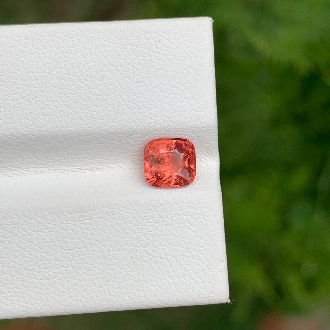 1.15 Carats Loose Burmese Spinel Cushion Shape Peach Color