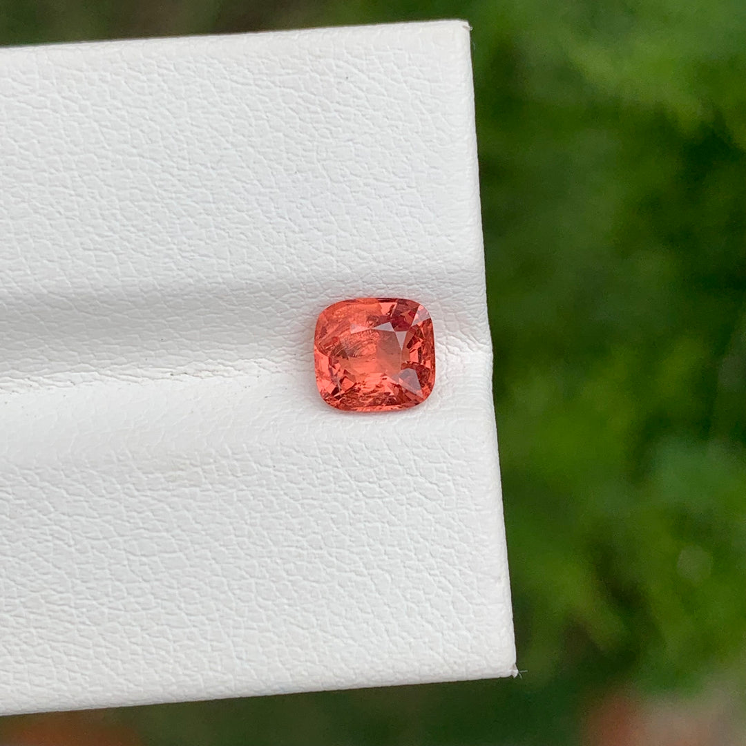 1.15 Carats Loose Cushion Shape Peach Color Burmese Spinel