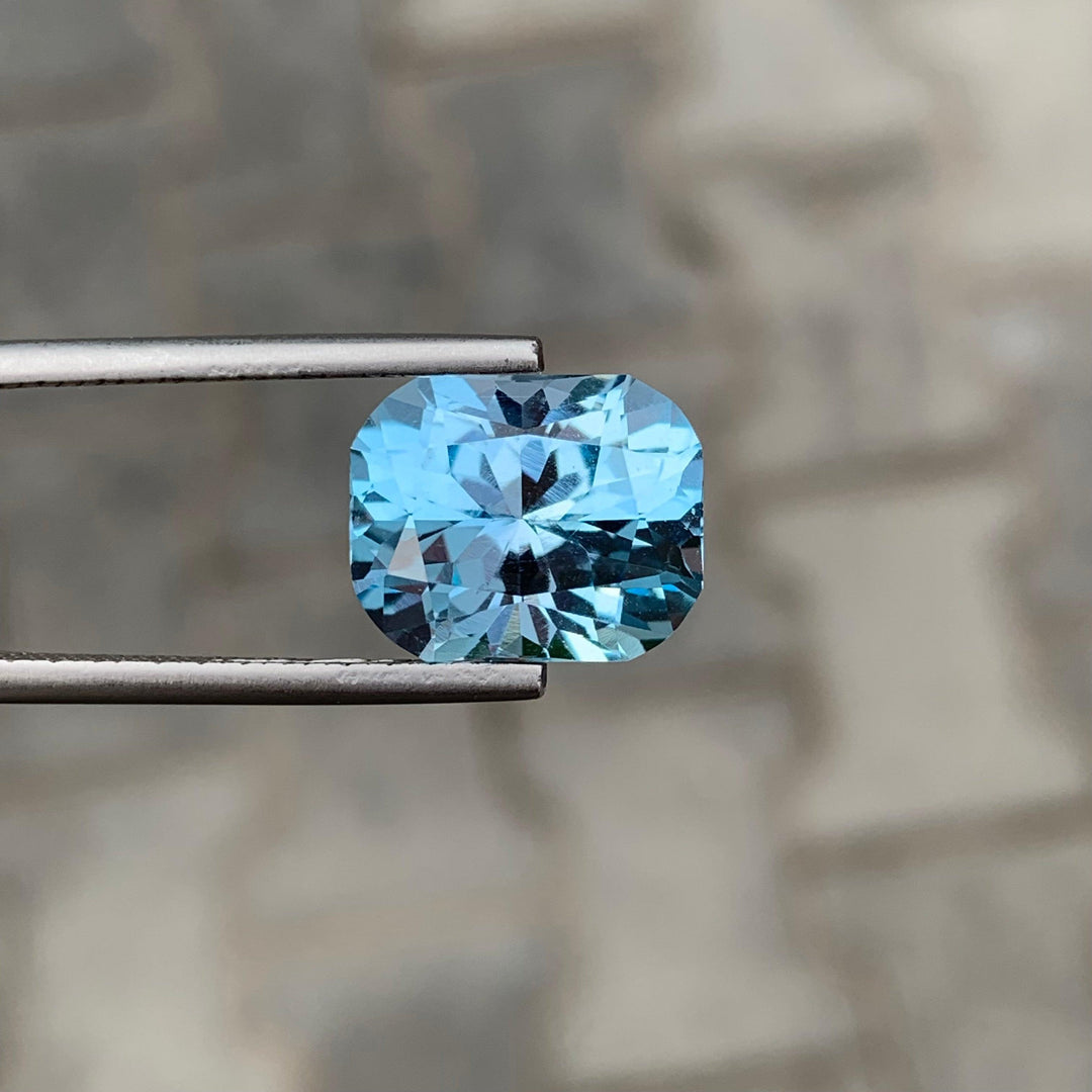 9.65 Carats Loose Fancy Cut Sky Blue Topaz