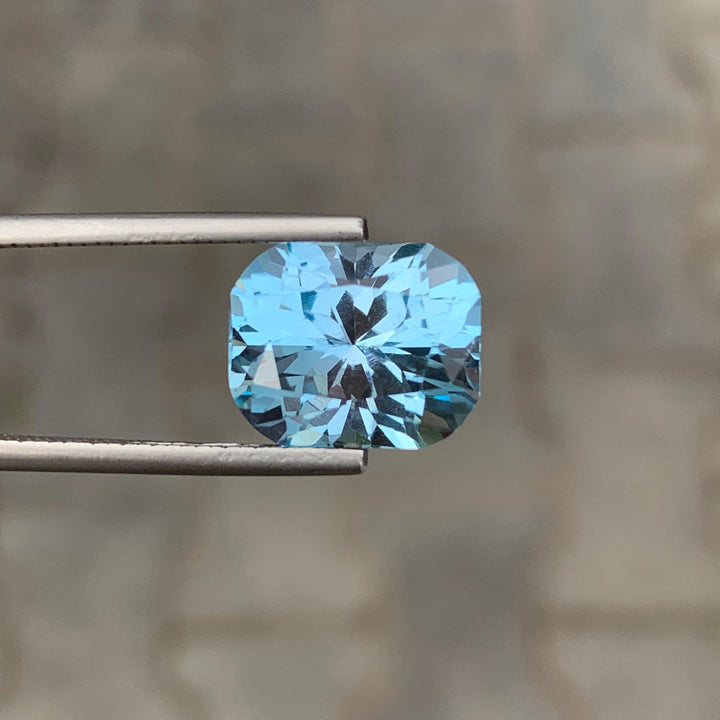 9.65 Carats Loose Fancy Cut Sky Blue Topaz