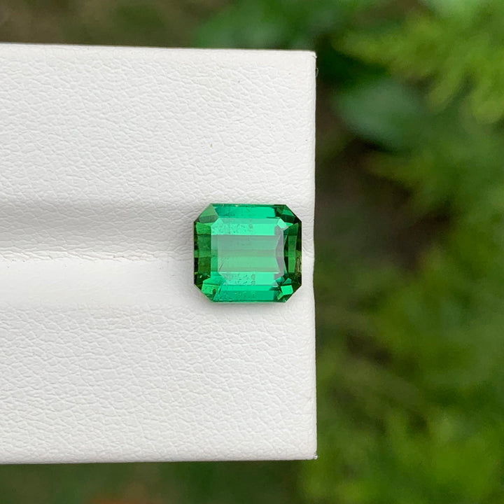 3.75 Carats Loose Emerald Shape Green Tourmaline