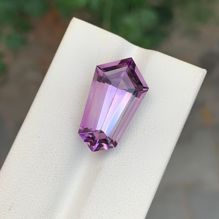 13.35 Carats Loose Amethyst Coffin Shape