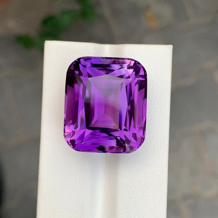 50.00 Carats Loose Amethyst Cushion Shape