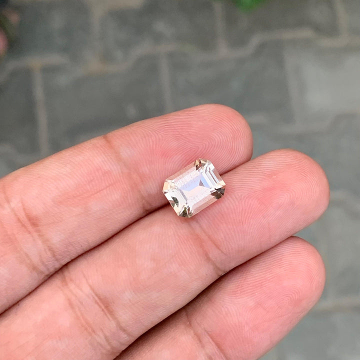 3.60 Carats Loose Skardu Topaz Emerald Cut