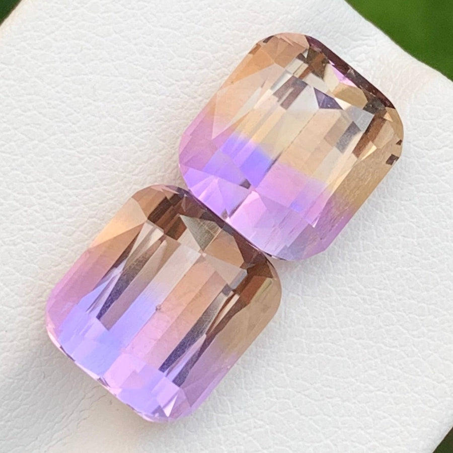 faceted ametrine