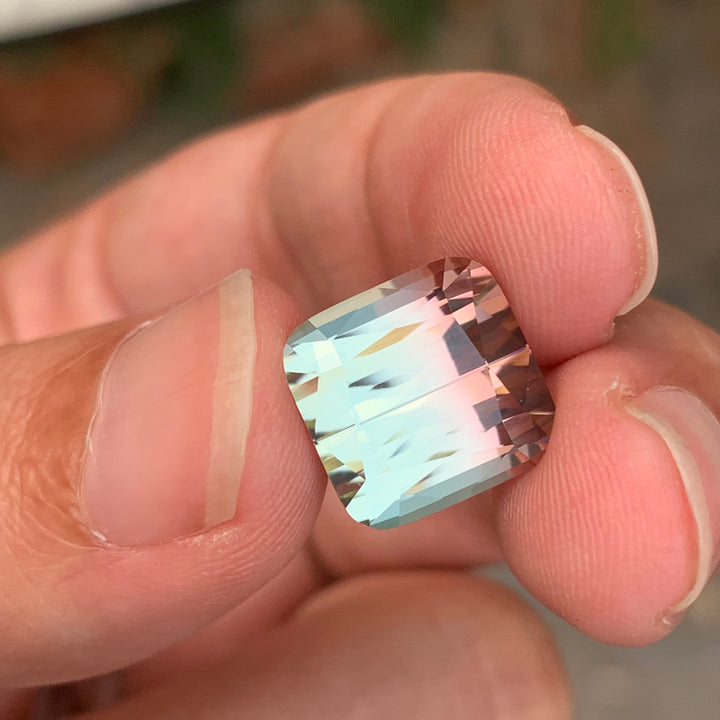 11.05 Carats Loose Bicolor Tourmaline African Gemstone