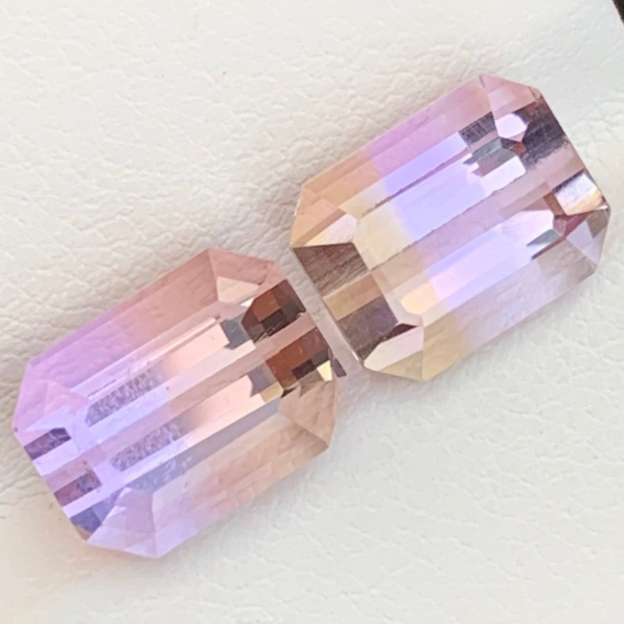 faceted ametrine