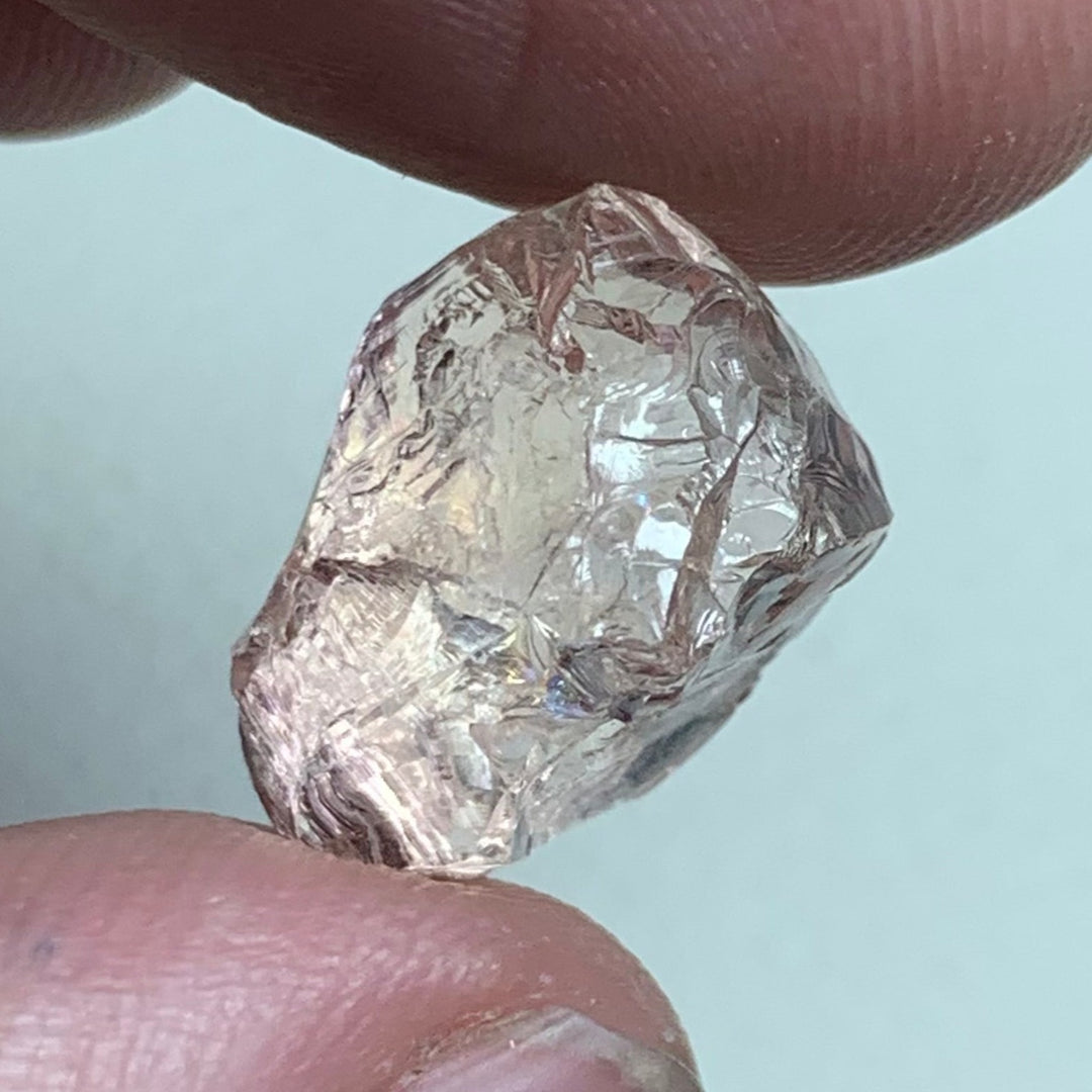 12.60 Carats Pretty Natural Facet Rough Imperial Topaz