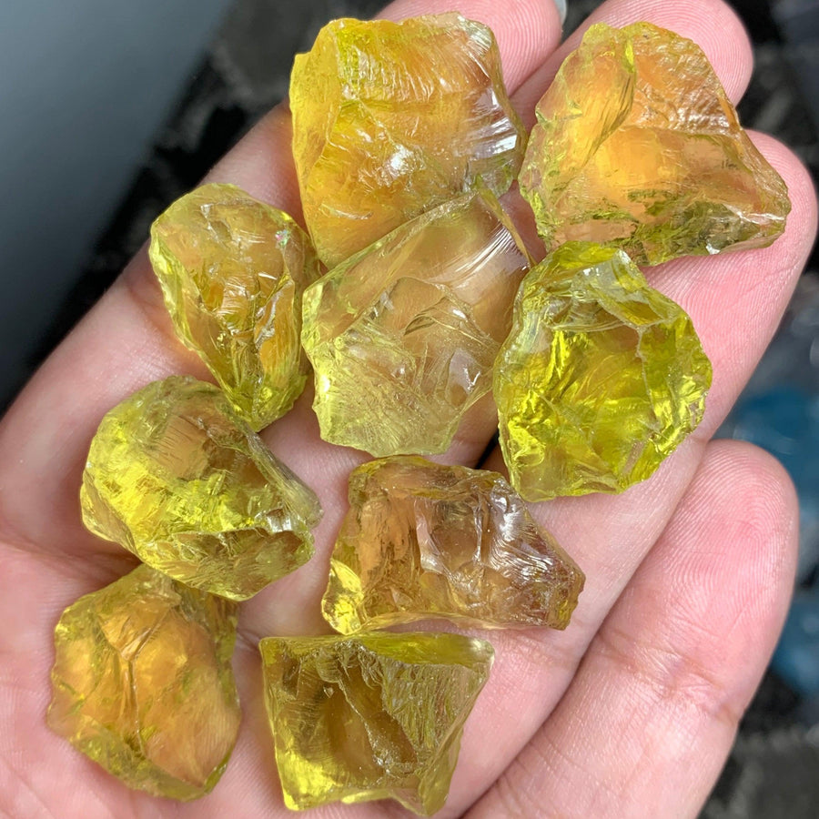 rough lemon quartz