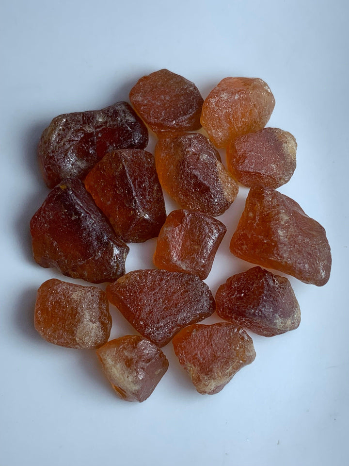 25.05 Grams Facet Rough Hessonite Garnet Parcel