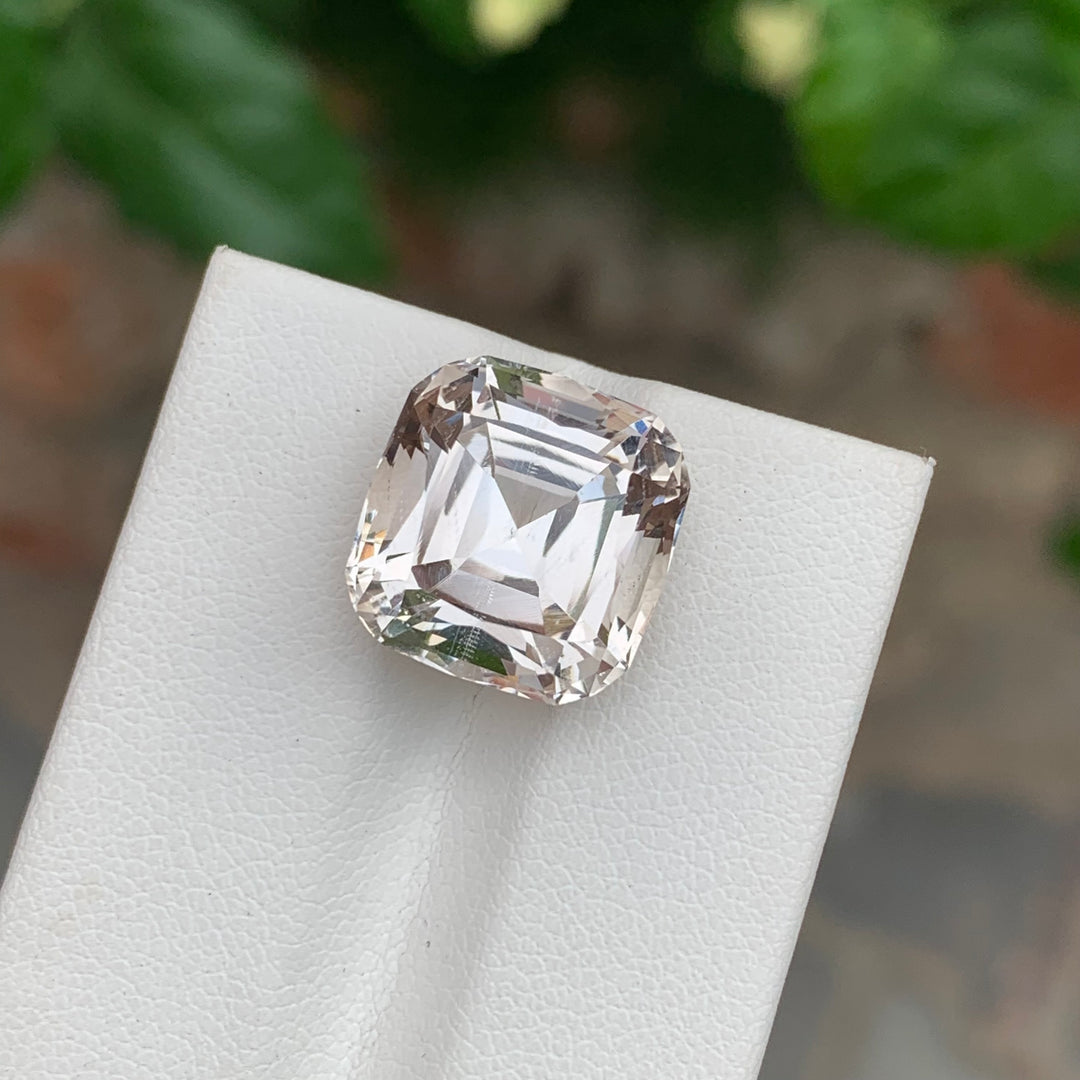 13.50 Carats Faceted Cushion Cut Natural Topaz