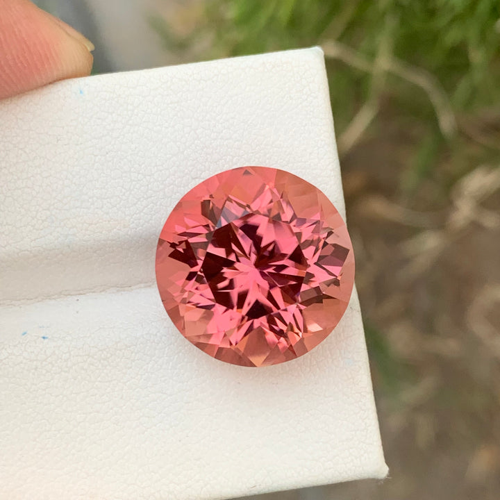 23.15 Carats Glamorous Loose Round Shape Pink Tourmaline Gemstone