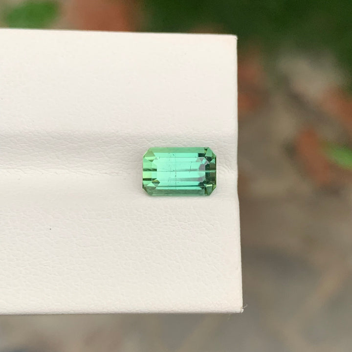 2.30 Carats Loose Tourmaline Emerald Shape Afghan Gemstone