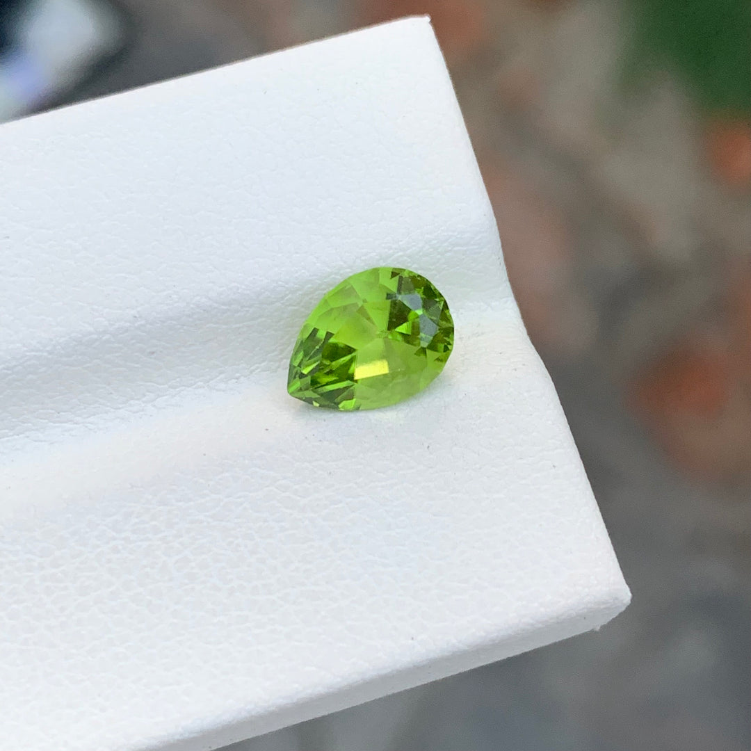 2.25 Carats Loose Peridot Pear Shape