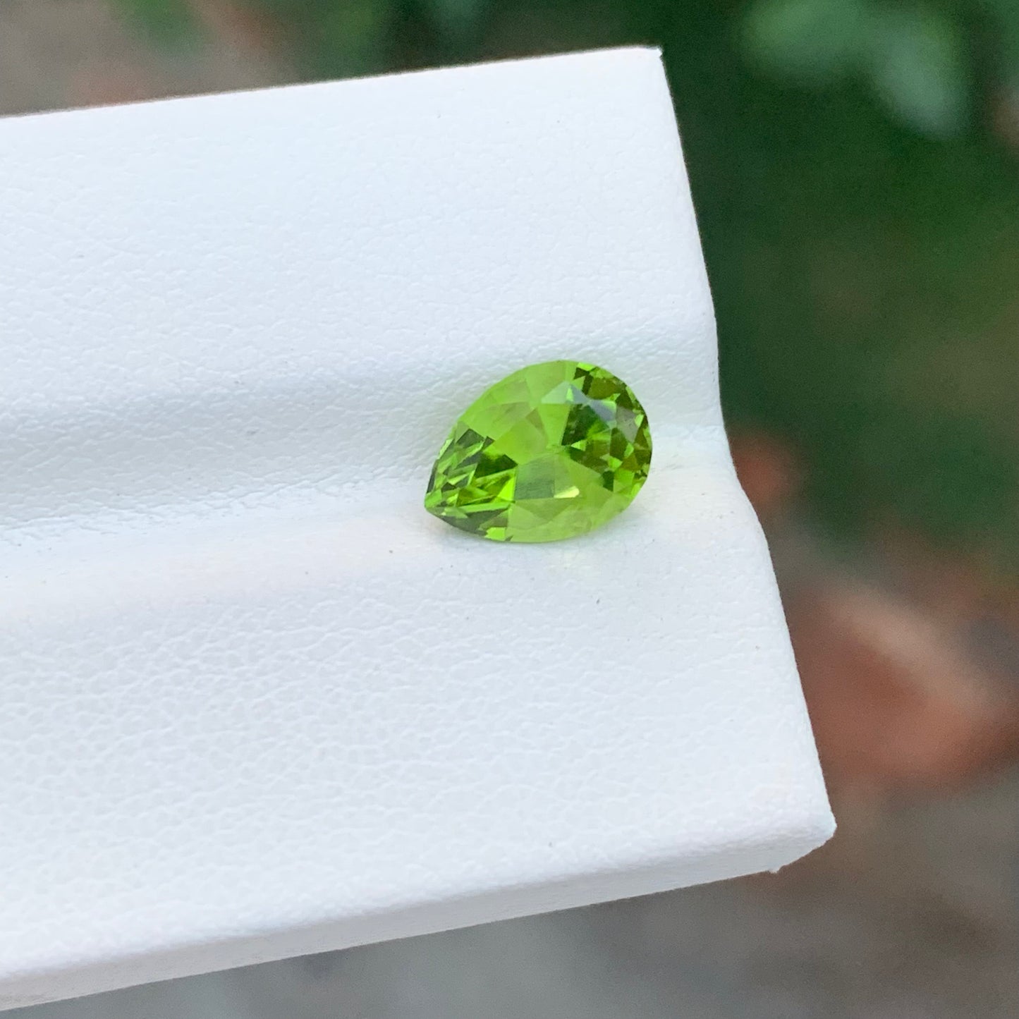 2.25 Carats Natural Loose Peridot Pear Shape