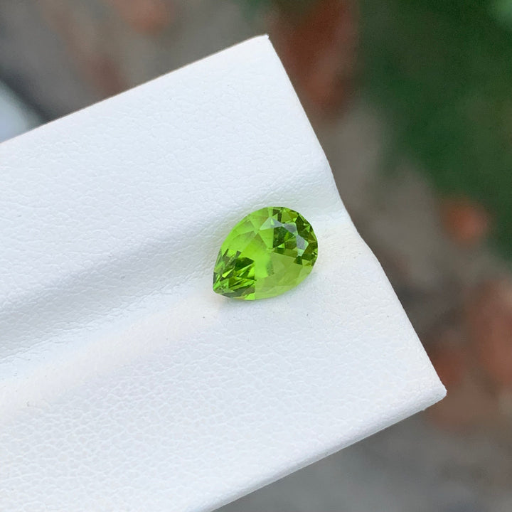 2.25 Carats Loose Peridot Pear Shape