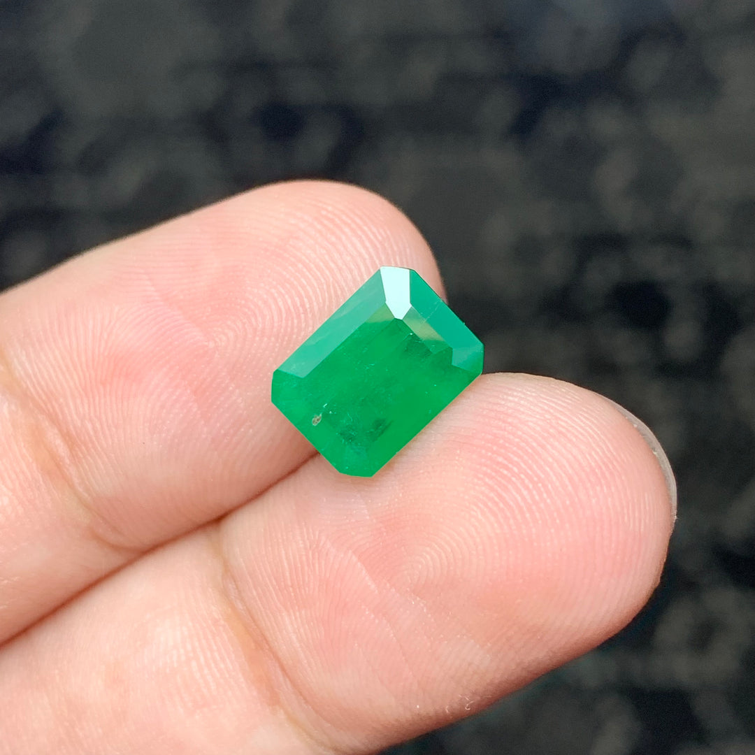 Faceted Emerald