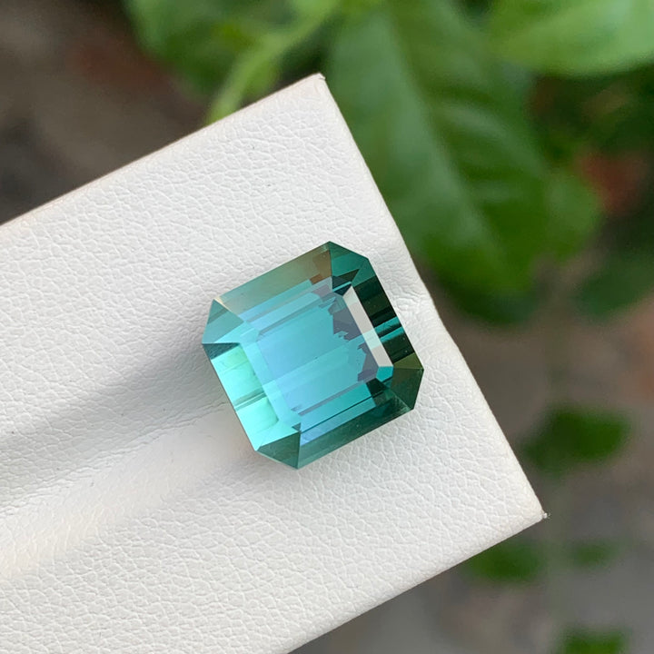 12.65 Carats Top Quality Teal Green Loose Tourmaline