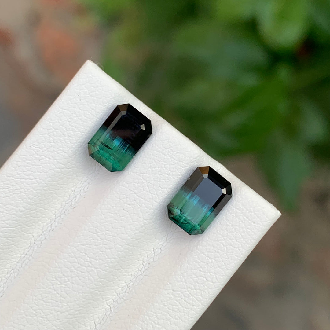 3.10 Carats Bicolor Loose Tourmaline Pair