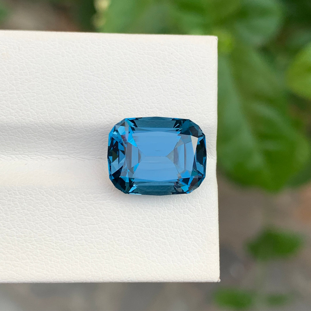 9.15 Carats Loose Cushion Shape London Blue Topaz