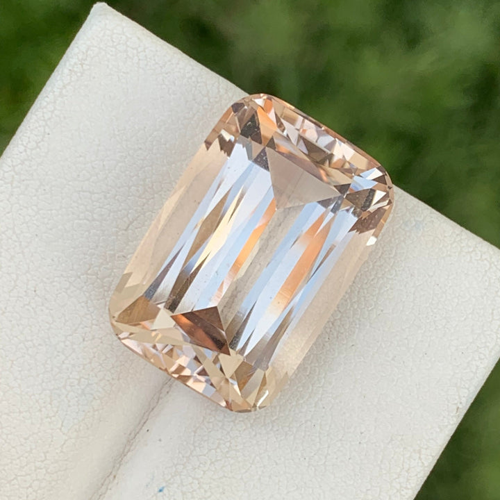 Stunning 36 Carats Cushion Shape Faceted Golden Topaz