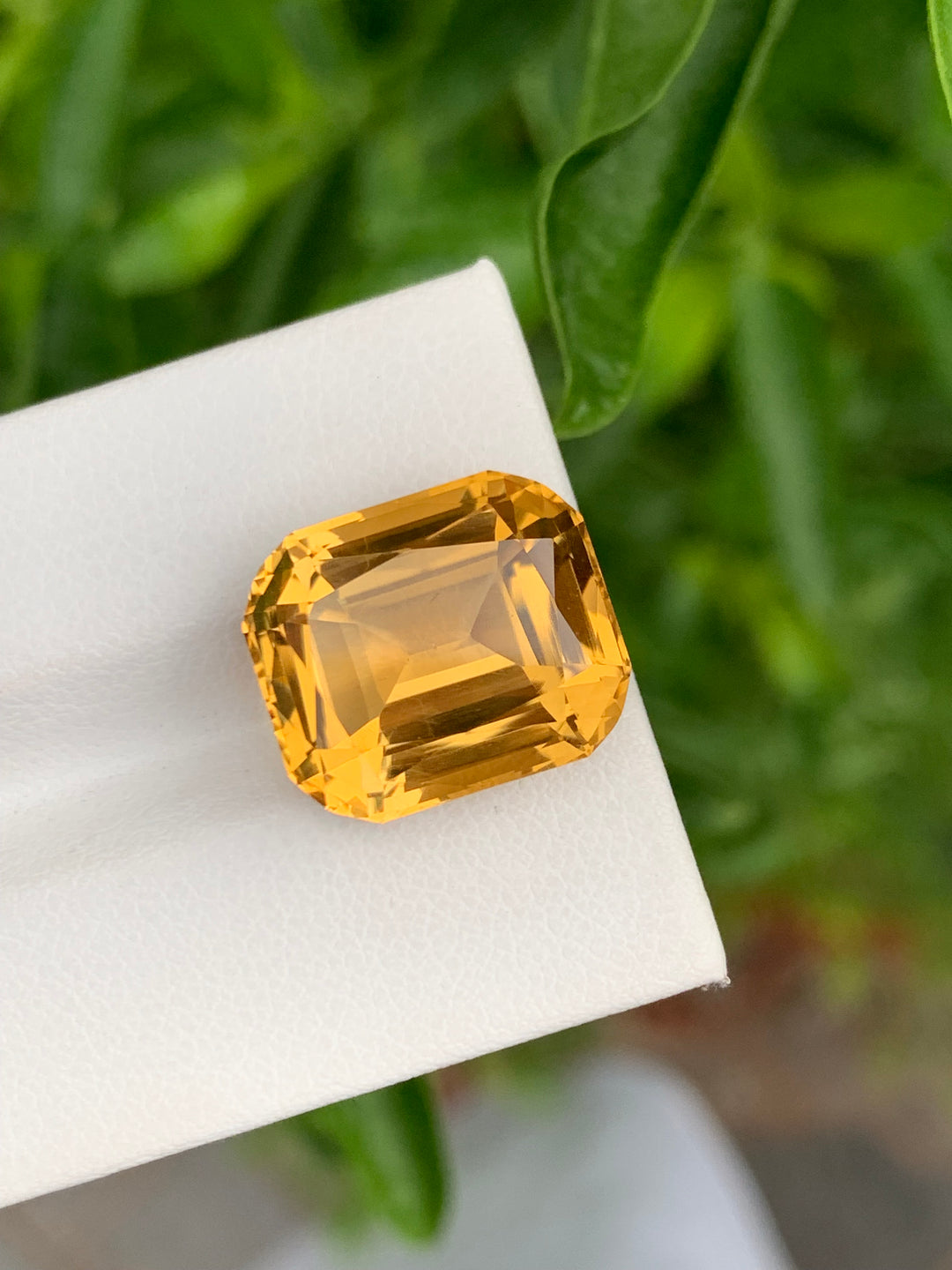 faceted citrine