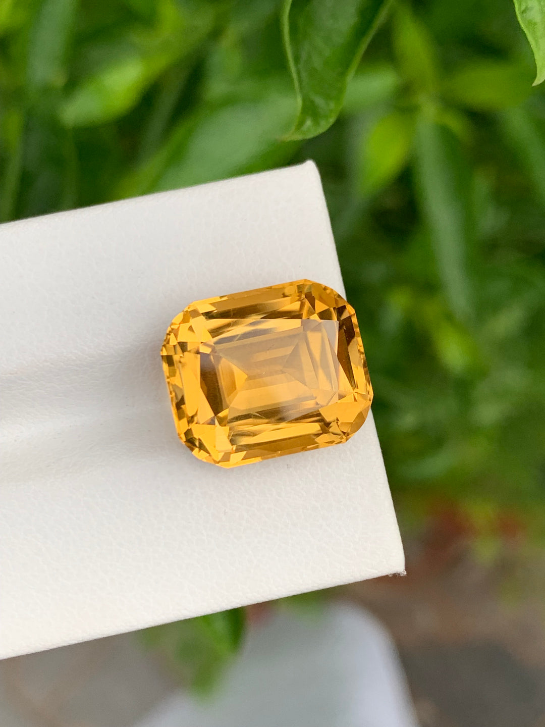 faceted citrine