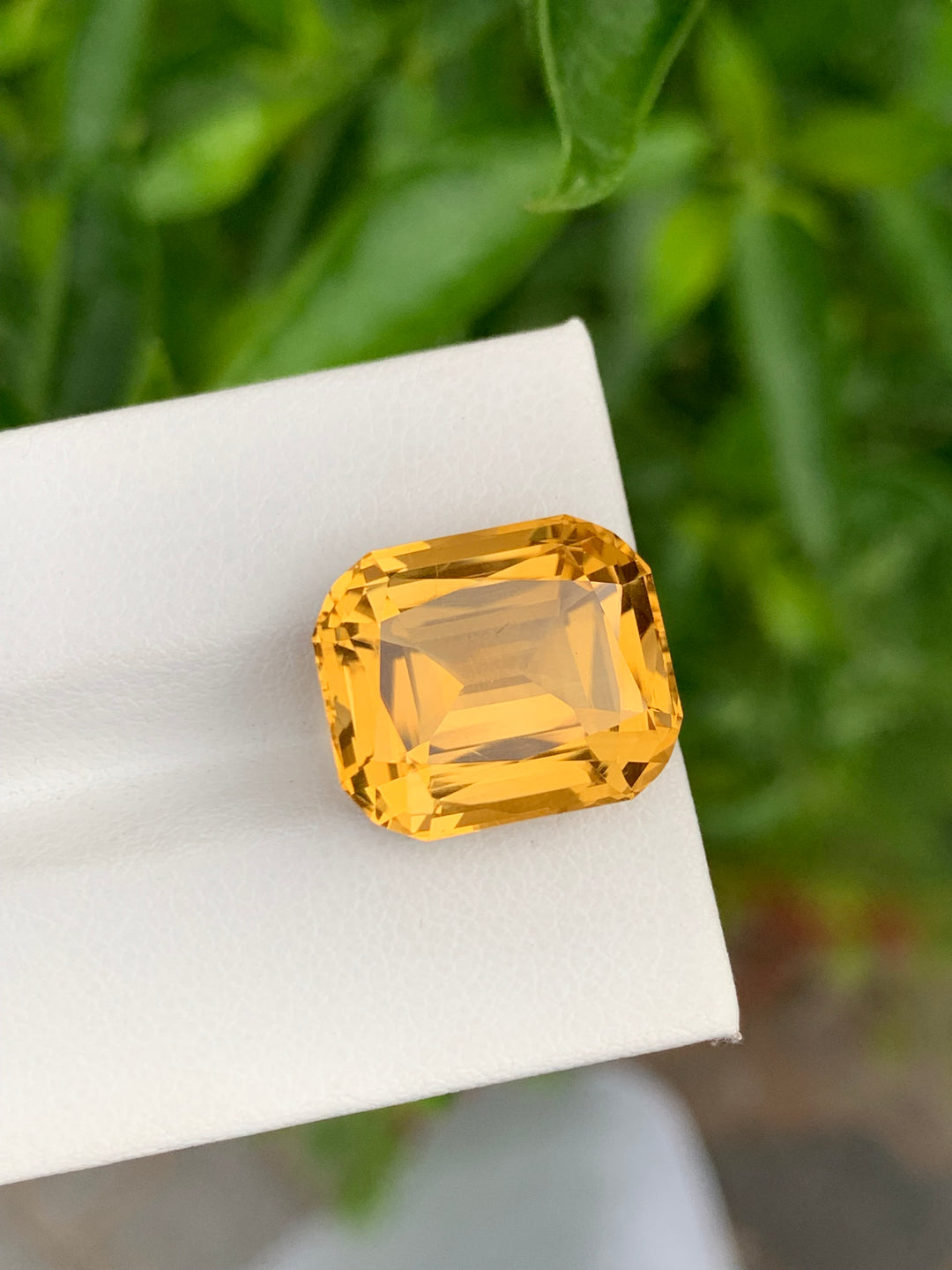 faceted citrine