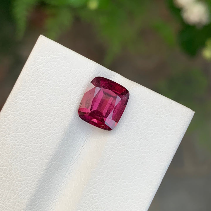 3.45 Carats Maroon Pink Loose Tourmaline