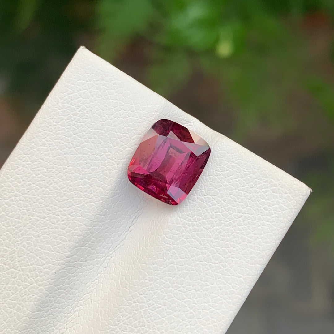 3.45 Carats Maroon Pink Loose Tourmaline