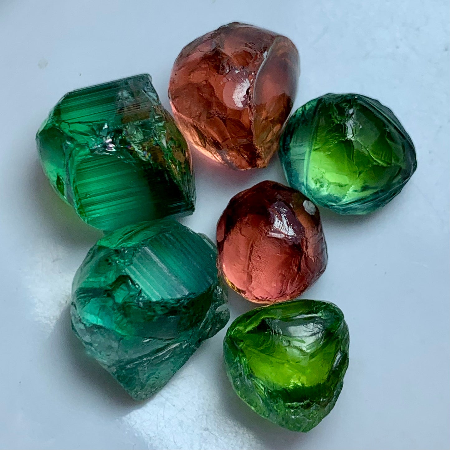 Top Quality Facet Rough Natural Tourmaline Parcel From Afghanistan