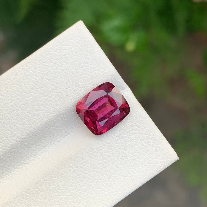 3.45 Carats Maroon Pink Loose Tourmaline