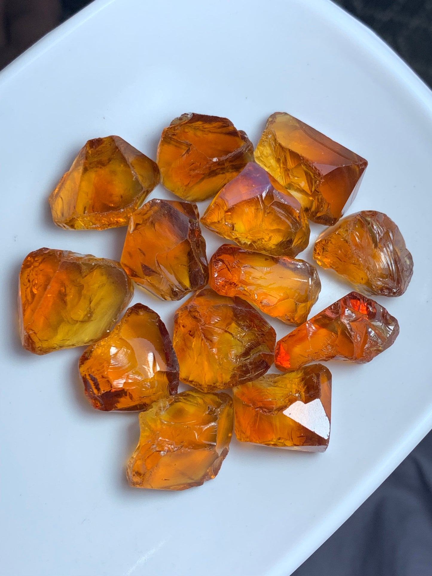 65.22 Grams Facet Rough Natural Maderia Citrine Parcel From Brazil