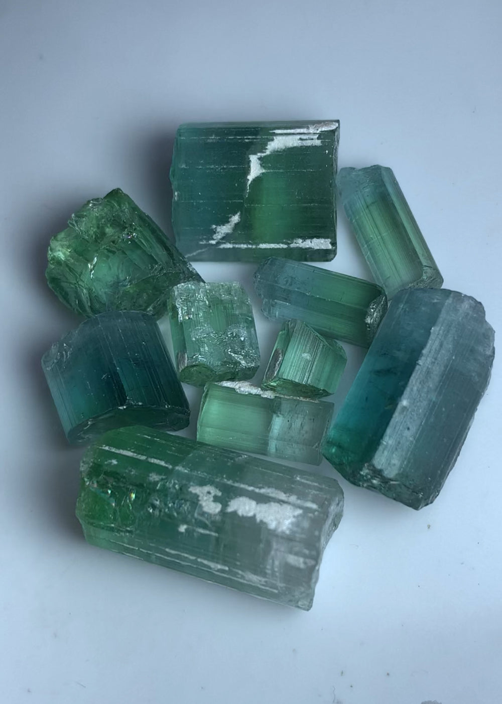 facet rough tourmaline