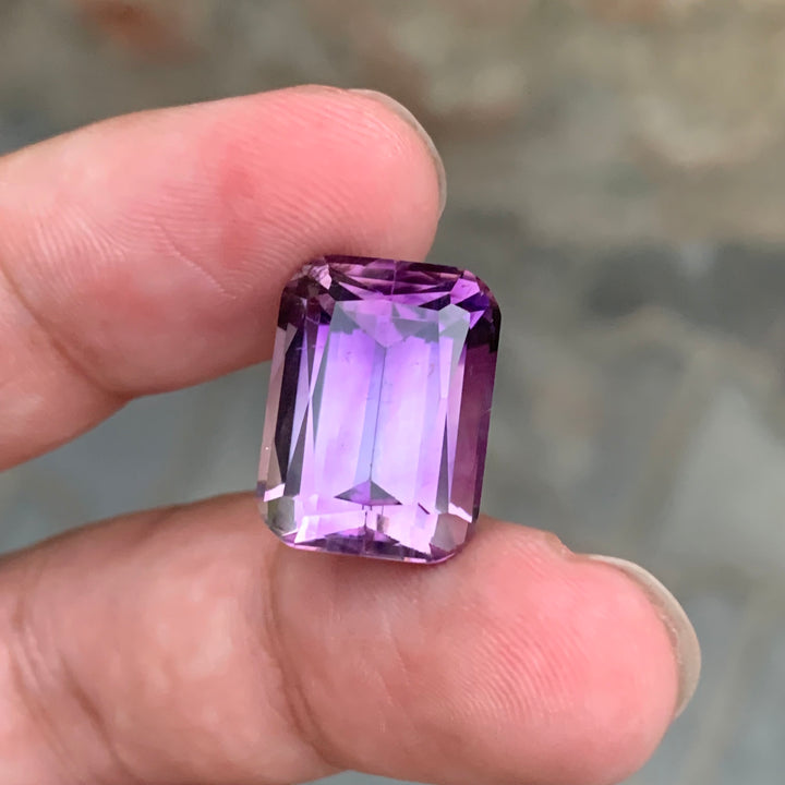 17.10 Carats Cushion Shape Loose Amethyst Gemstone