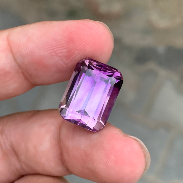 17.10 Carats Cushion Shape Loose Amethyst Gemstone