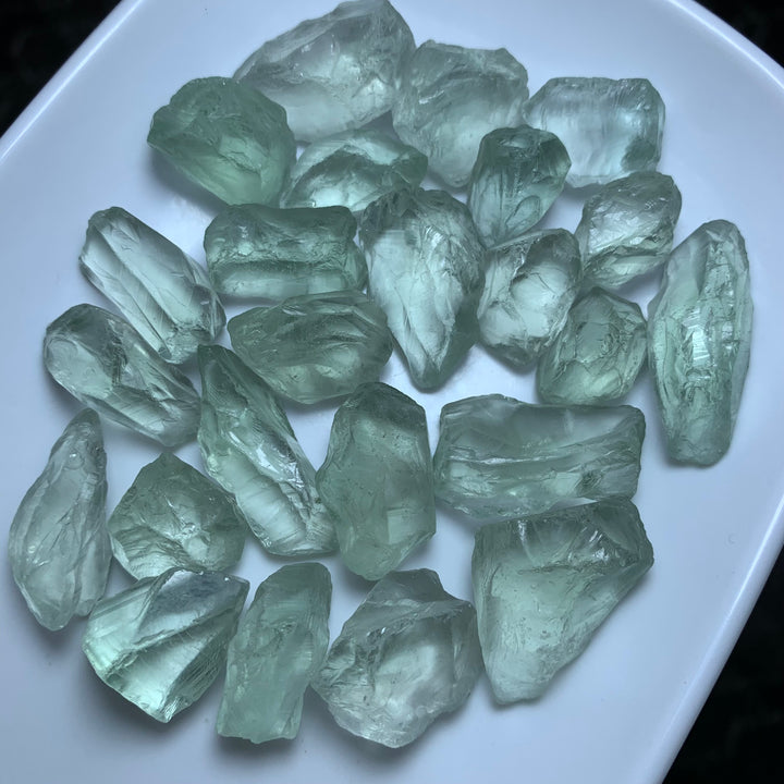 91.16 Grams Adorable Natural Facet Grade Green Amethyst
