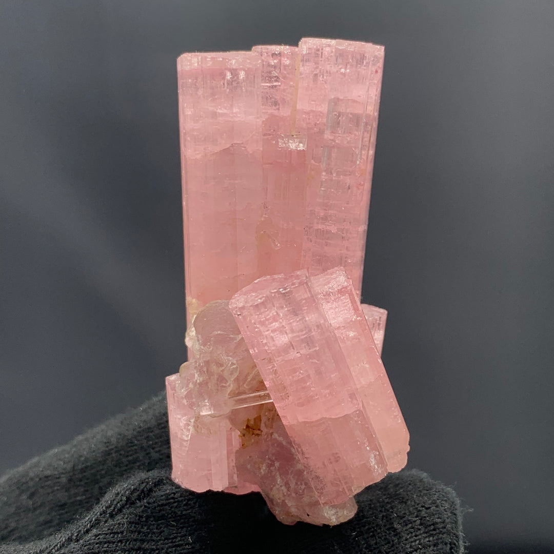 Gorgeous Genuine Pink Tourmaline Crystal Bunch