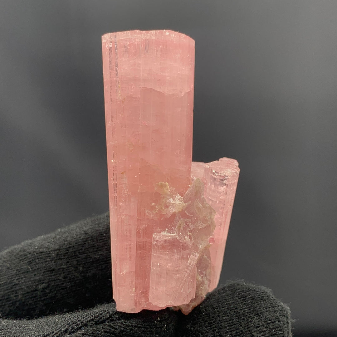 Gorgeous Genuine Pink Tourmaline Crystal Bunch