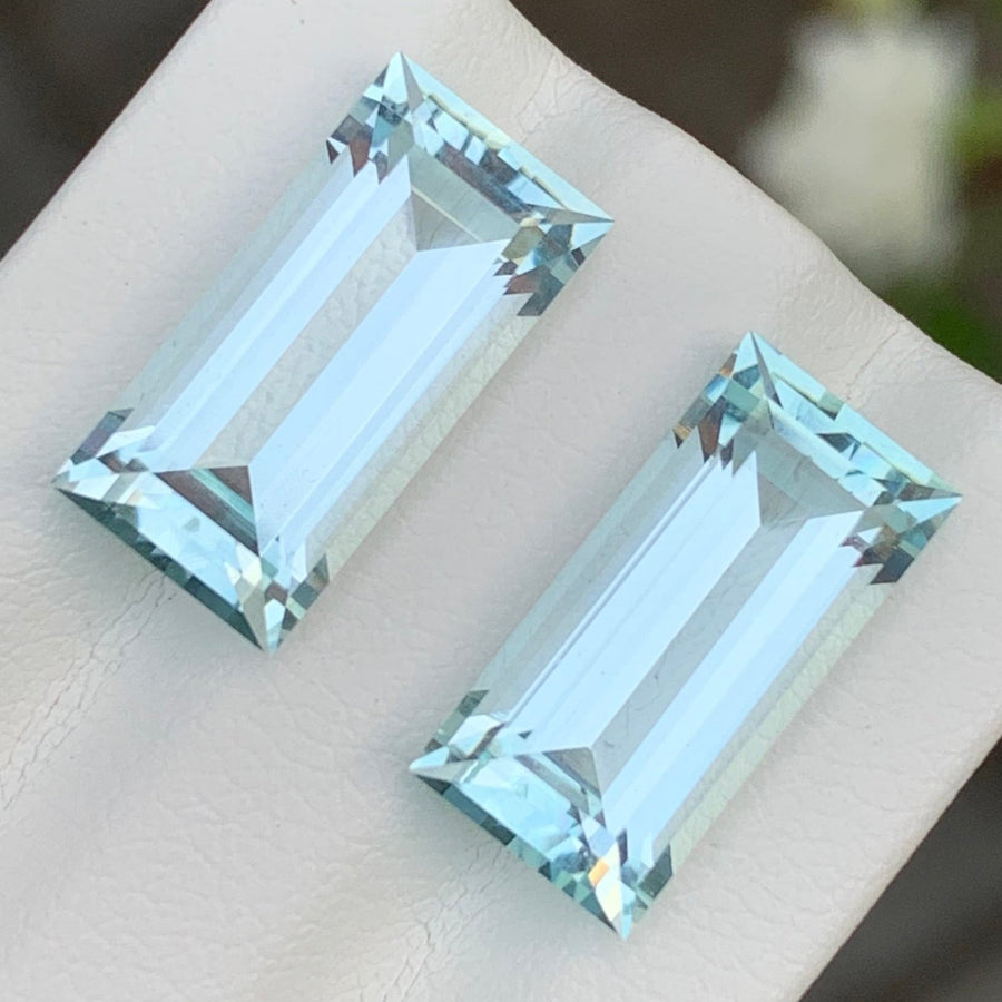 faceted aquamarine