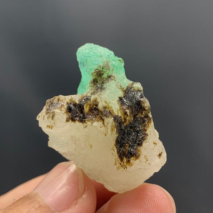 Lovely Emerald With Matrix Specimen From Swat