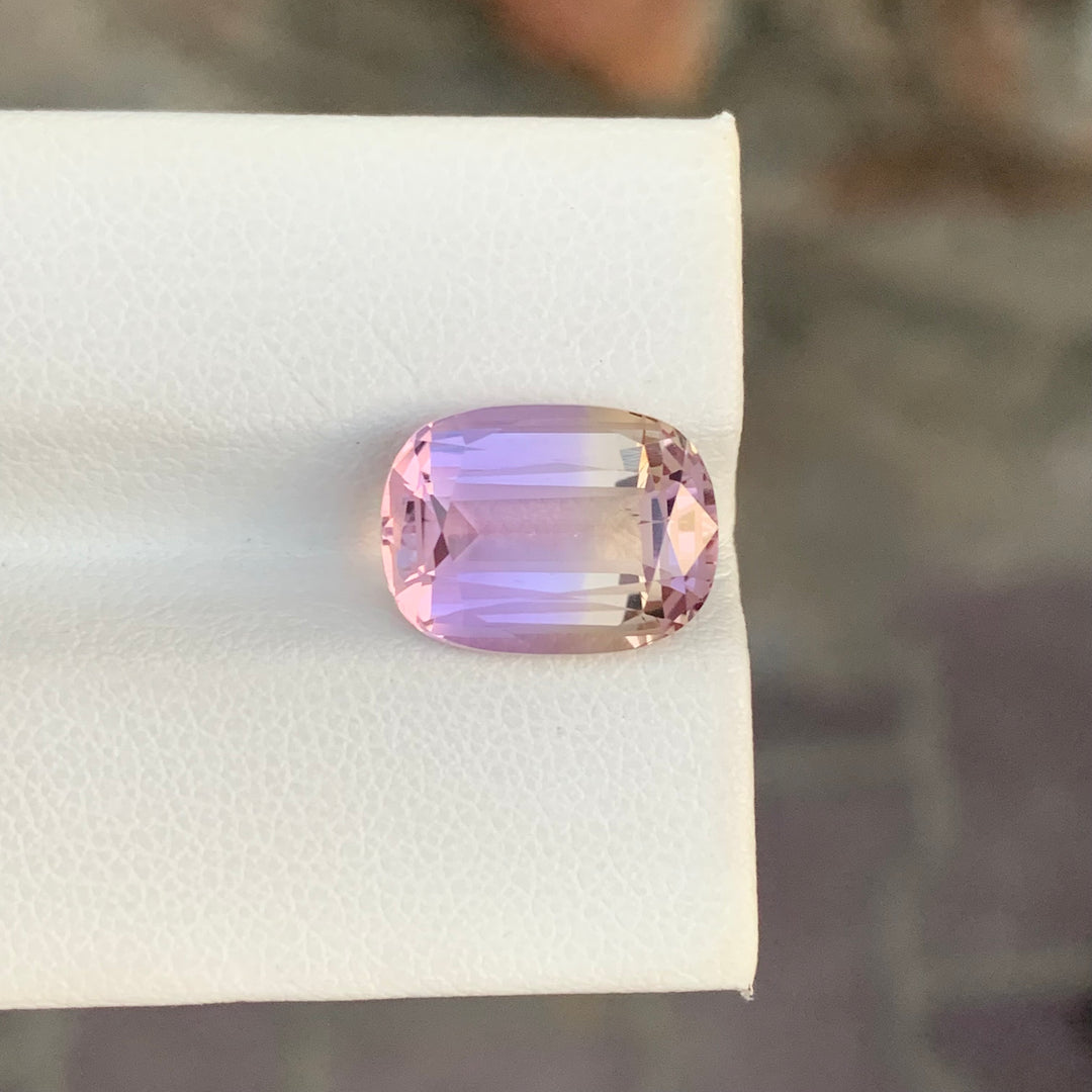 5.25 Carats Oval Shape Brazilian Faceted Ametrine