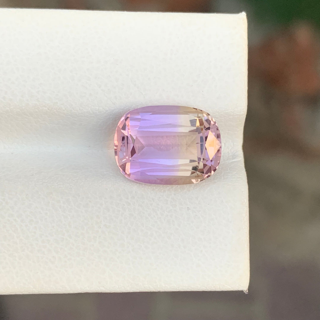 5.25 Carats Oval Shape Brazilian Faceted Ametrine