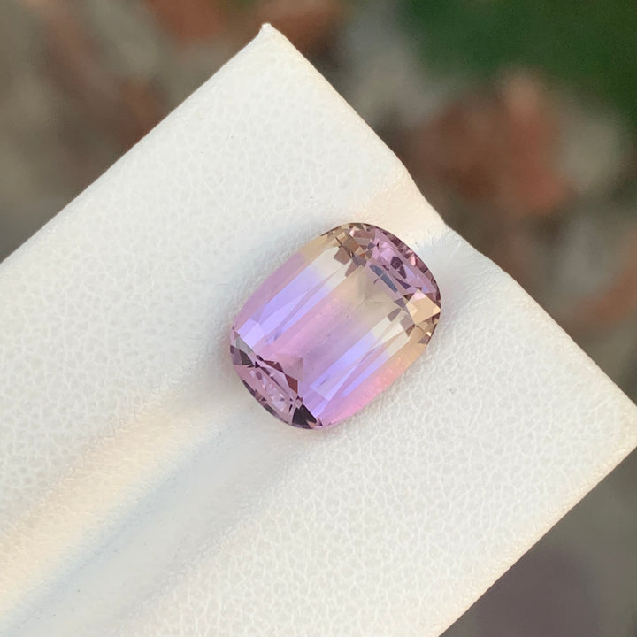 5.25 Carats Oval Shape Brazilian Faceted Ametrine