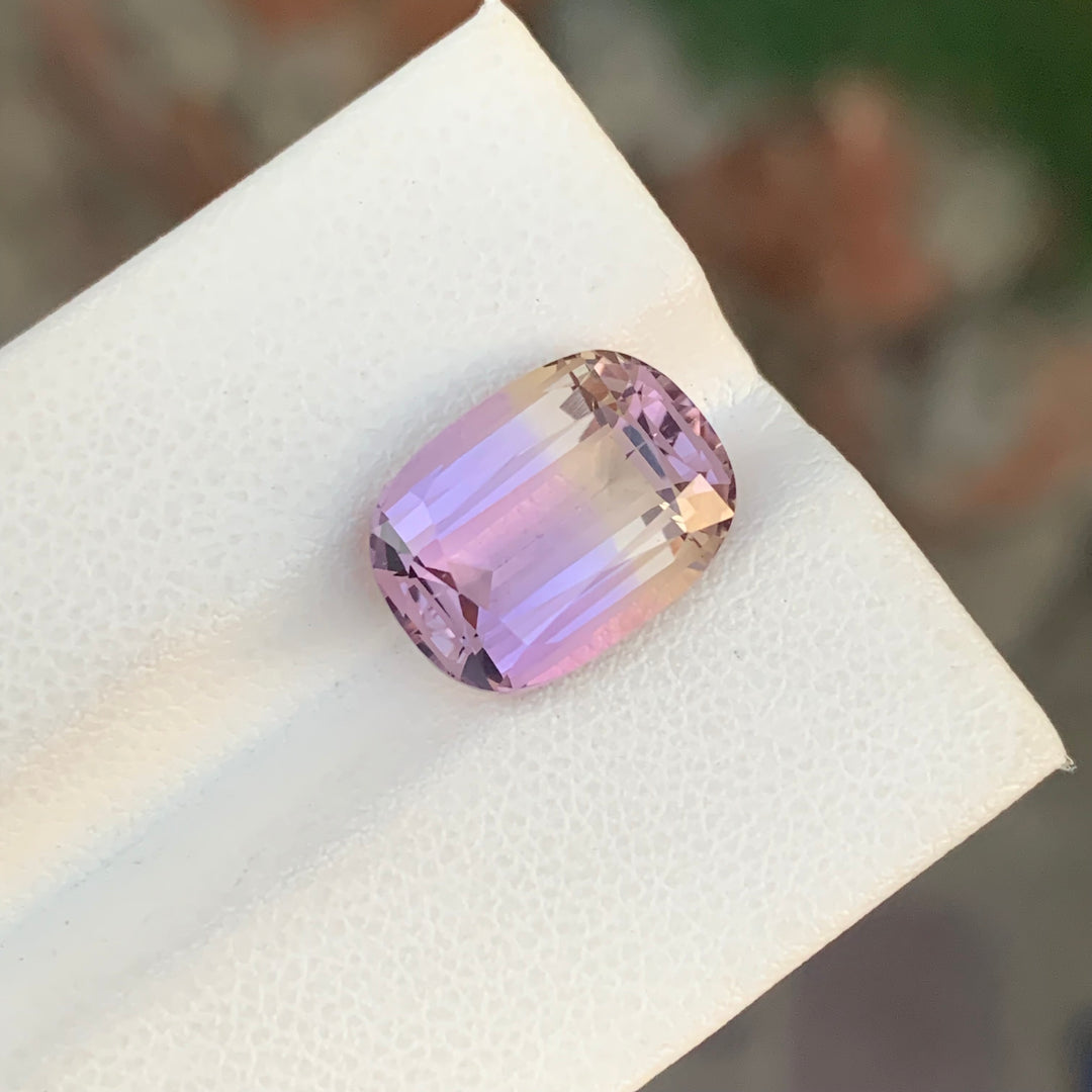 5.25 Carats Oval Shape Brazilian Faceted Ametrine