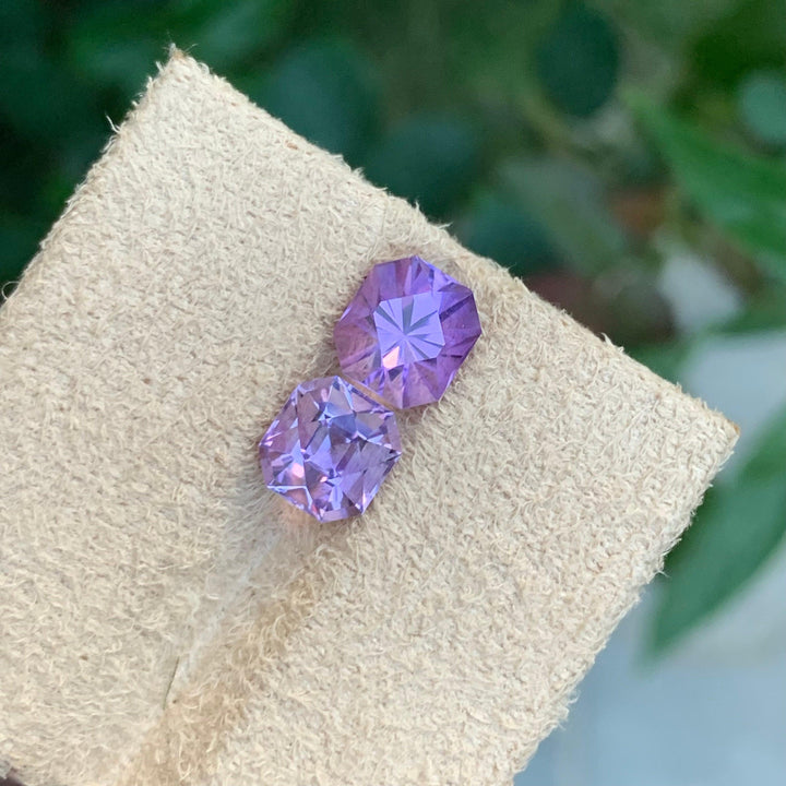 4.30 Carats Faceted Amethyst Pieces